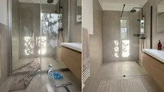 Sprchový kout bez dveří: pár detailů rozhodne, jestli zůstane koupelna po sprchování suchá